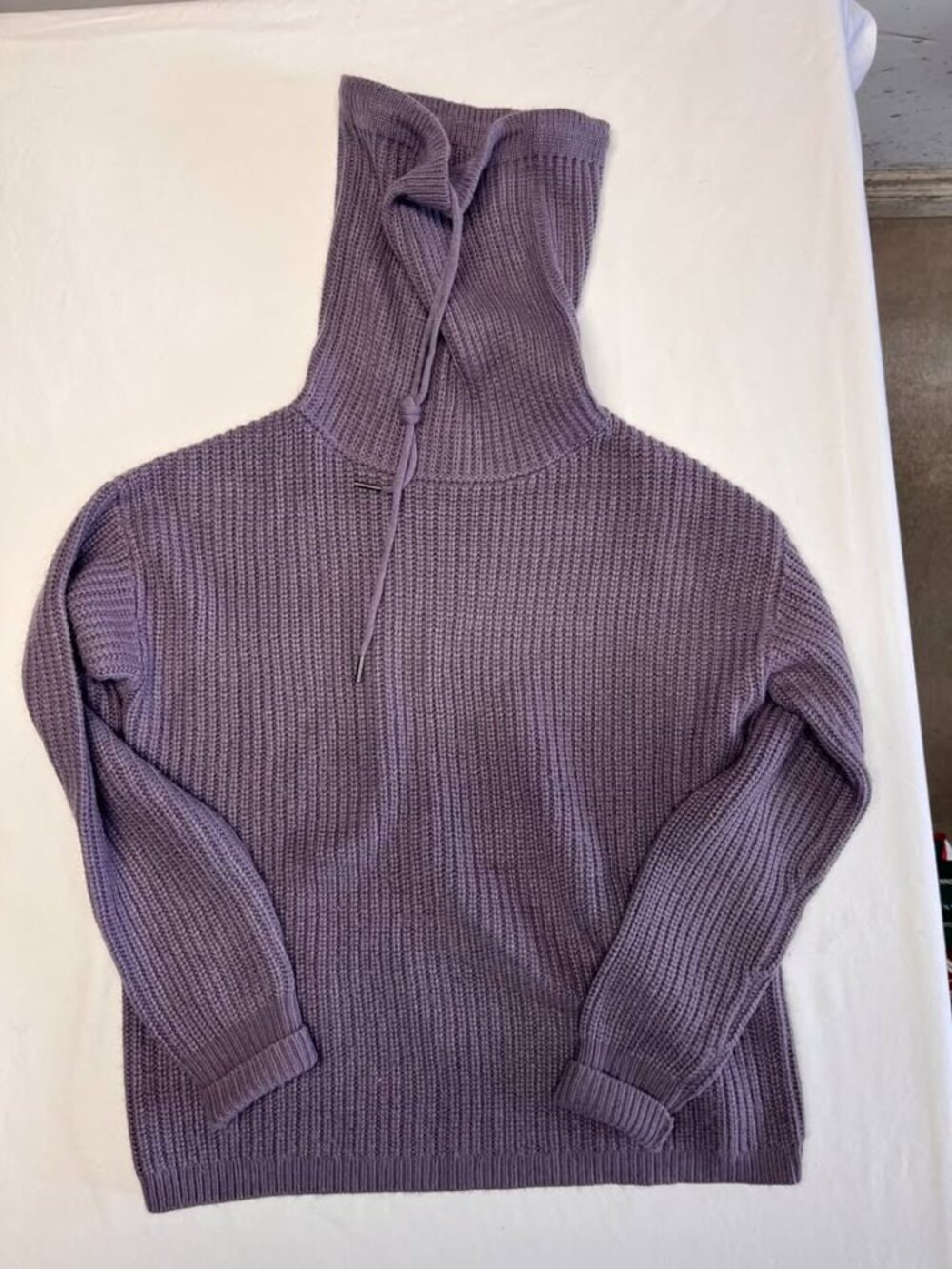 Twik par Simons Lavender Cowl Neck Drawstring Sweater - Size XS / TP